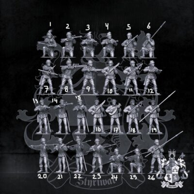 Late Medieval Swiss German Mercenary Missile Troops v16