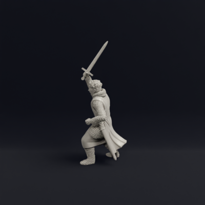 Medieval Russian Being Pulled From Horse Swordfighter