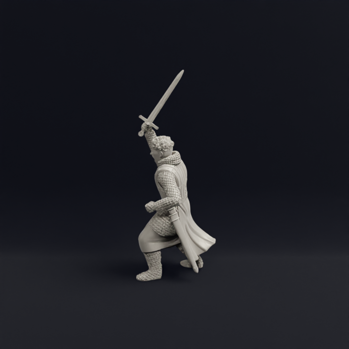 Medieval Russian Being Pulled From Horse Swordfighter