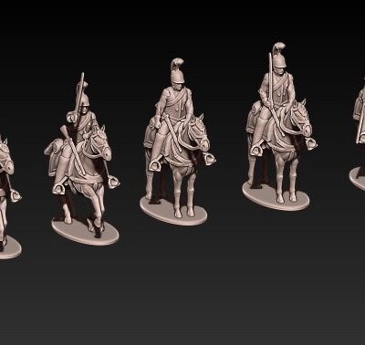 Napoleonic French Carabiniers With Helmet Part2