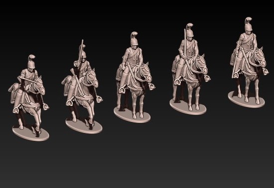 Napoleonic French Carabiniers With Helmet Part2