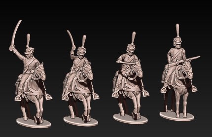 Napoleonic French Chasseurs a Cheval Part1