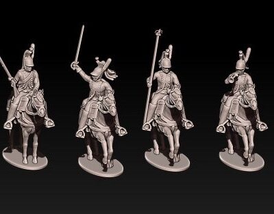 Napoleonic French Dragoons Mounted Part2