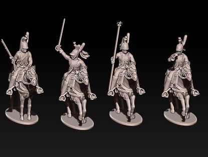 Napoleonic French Dragoons Mounted Part2