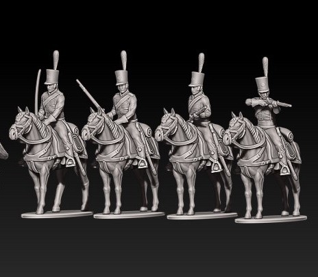 Napoleonic French Early Hussars Without Palisse Part2