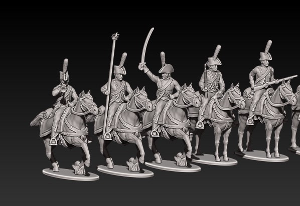 Napoleonic French Guides of Napoleon With Bicornes Part1