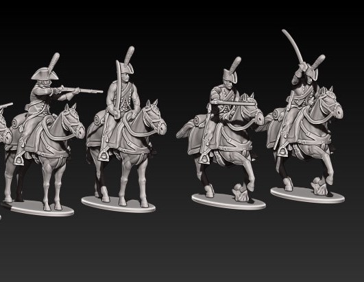 Napoleonic French Guides of Napoleon With Bicornes Part2