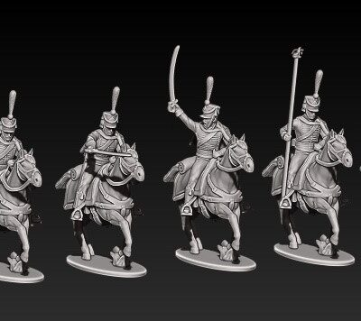 Napoleonic French Hussars With Palisse and Shako Part1