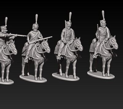Napoleonic French Hussars With Palisse and Shako Part2