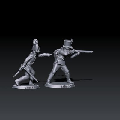 Napoleonic Wars Russian Jagers 1805-07 Command Group