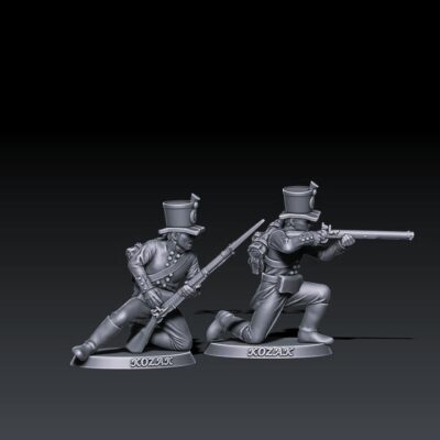Napoleonic Wars Russian Jagers 1805 Firing Scene 2