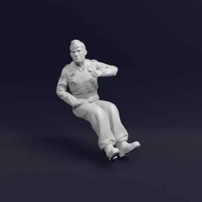 German tank soldier for loader position, new legs