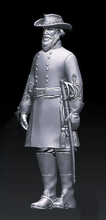 Union Officer Standing
