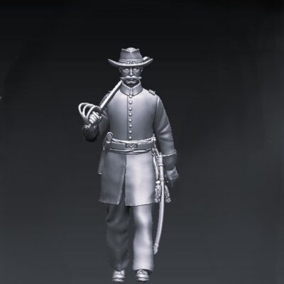Union Officer Walking With Sword