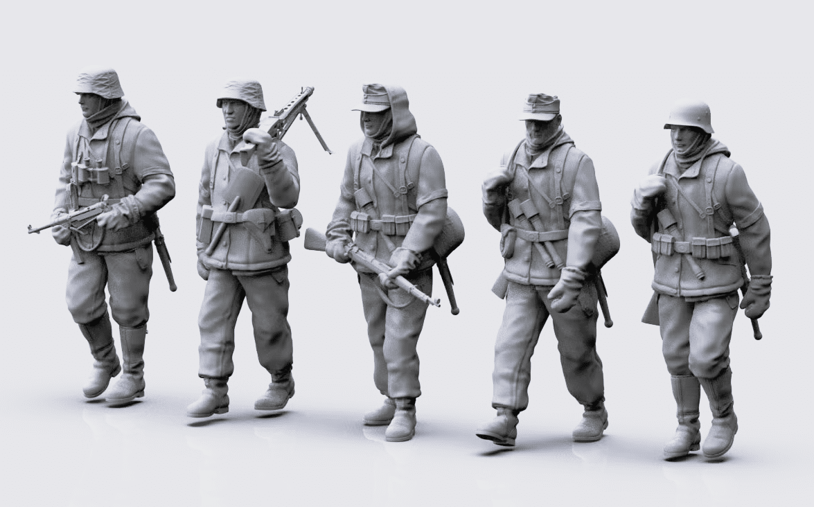 German soldiers WW2 set