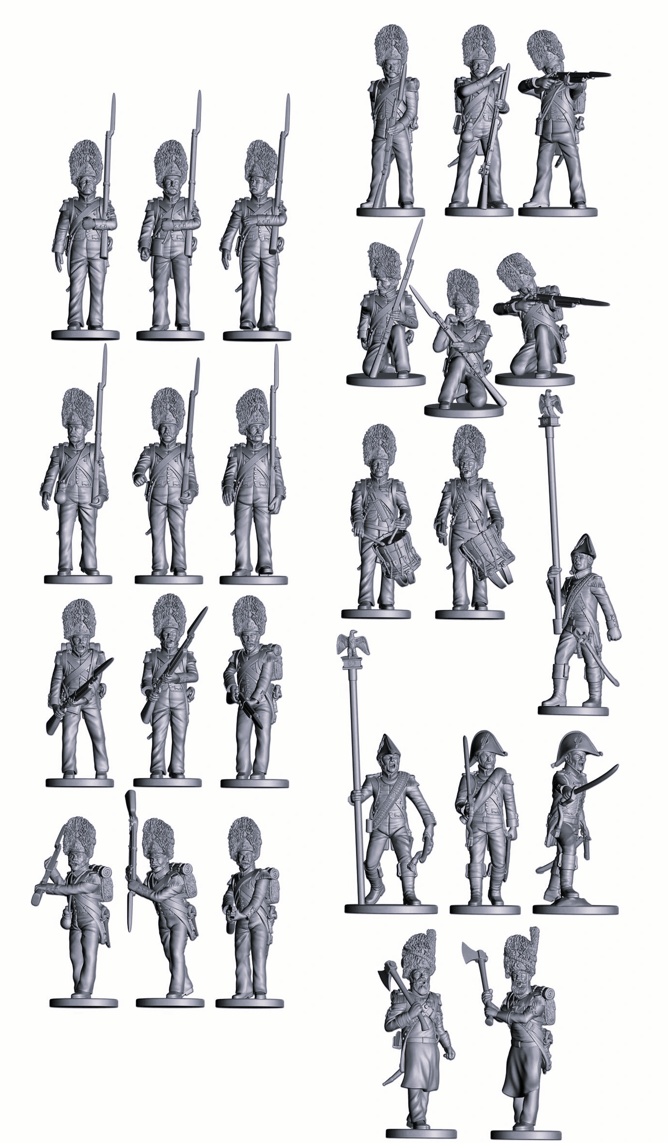French Old Guard Grenadiers Marching Dress set