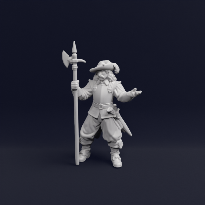 17th Century Halberdier Guard 1