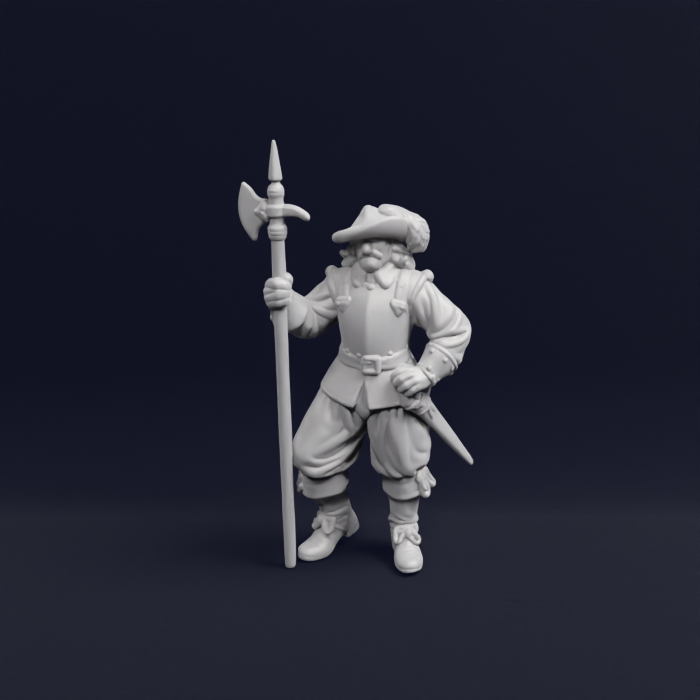 17th Century Halberdier Guard 3