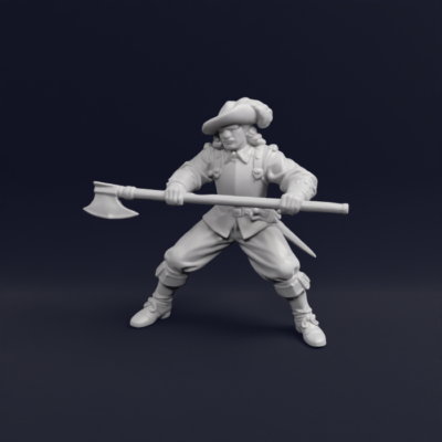 17th Century Halberdier Guard 4
