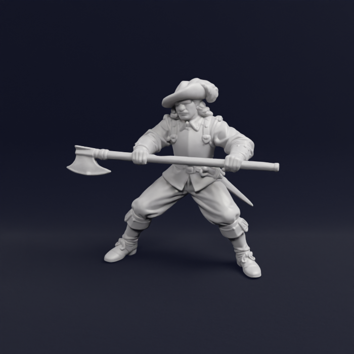 17th Century Halberdier Guard 4