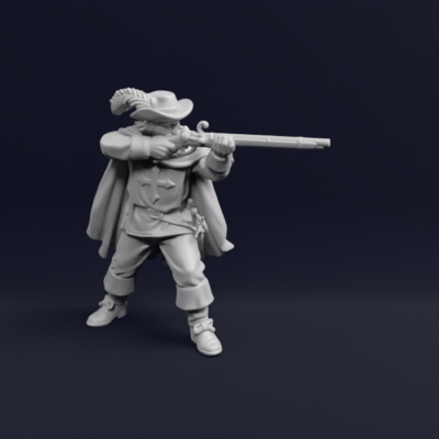 17th Century King's Musketeer 3
