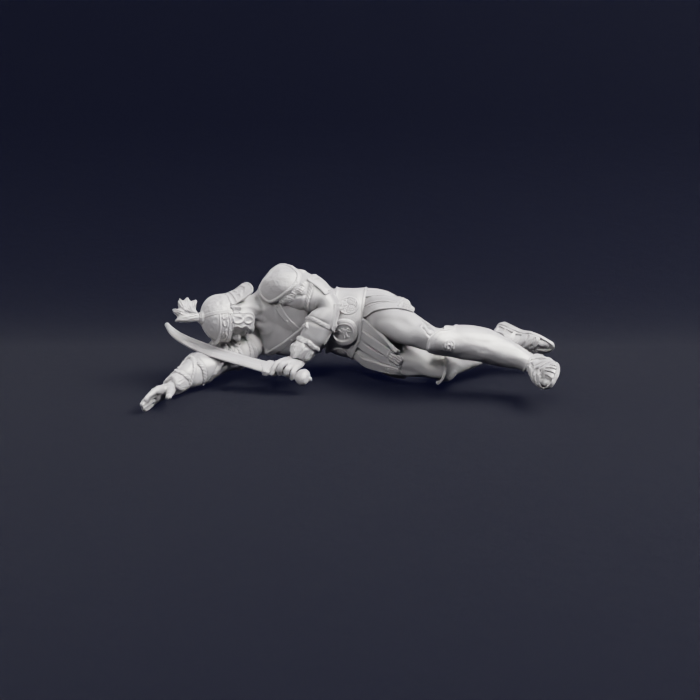 Roman New Gladiator Dead Dimachaerus