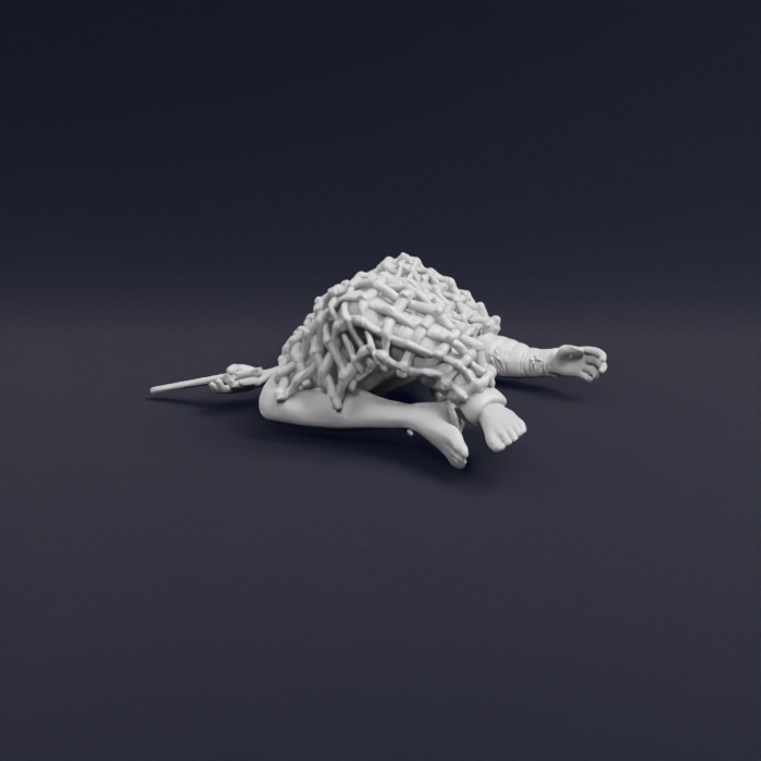Roman New Gladiator Dead Retiarius