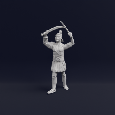 Roman New Gladiator Dimachaerus Pose 2