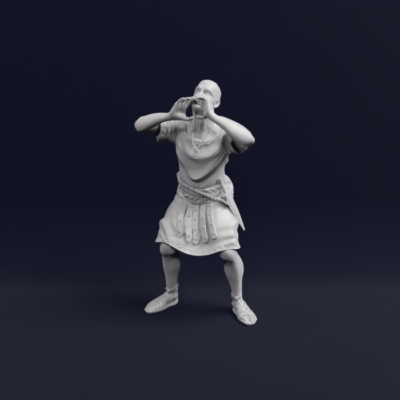 Roman man spectator standing