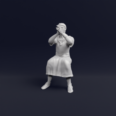 Roman woman spectator sitting