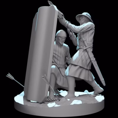 Medieval Crossbowmen Small set