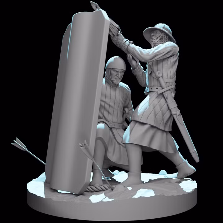 Medieval Crossbowmen Small set