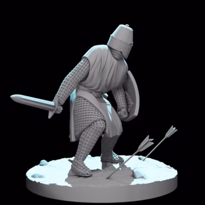 Medieval Warrior Bishop Commander and Clerk