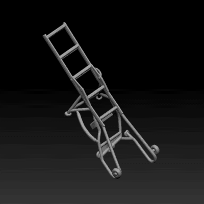 J35 Draken stairs, accessory airplane