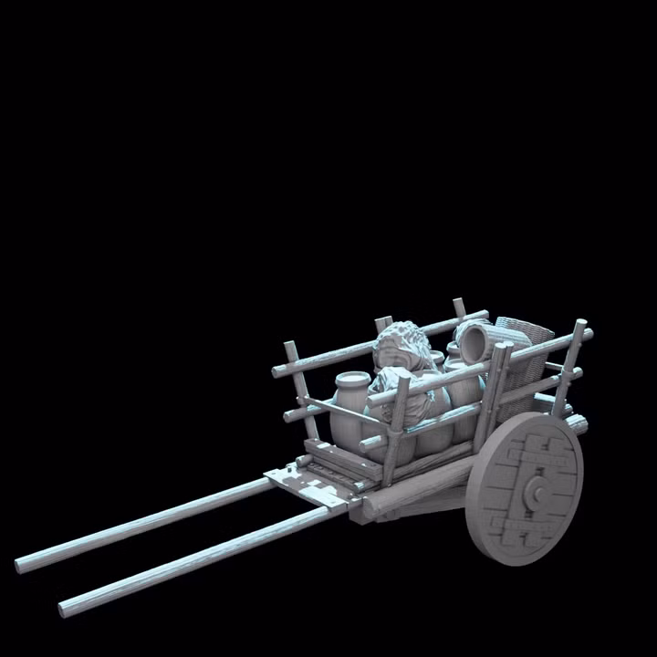 Small Medieval Supply Cart